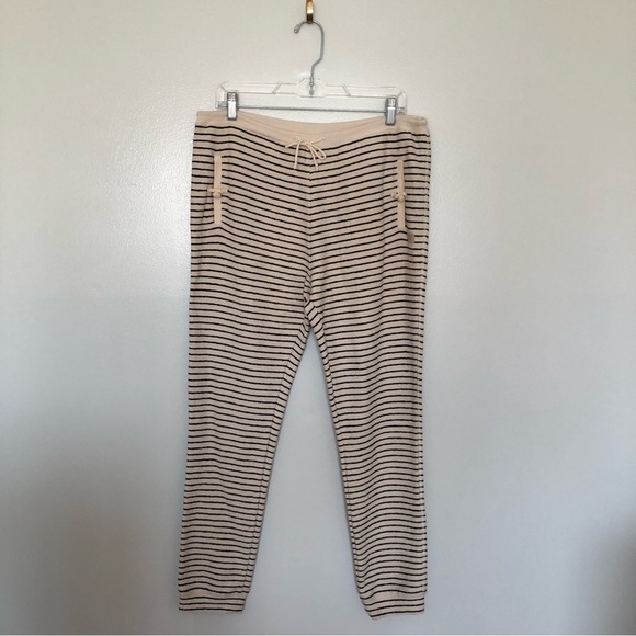 Maison Scotch Home Alone Terry Sweatpants Thin Stripes 2 Medium - Picture 1 of 7